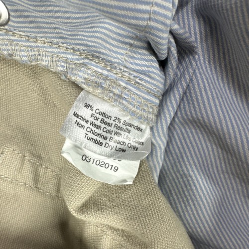 Petter Millar Pants Mens 33 Tan Chinos Stretch Casual - Picture 5 of 10