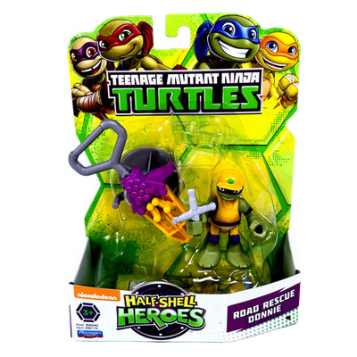 Teenage Mutant Ninja Turtles Road Rescue Donnie Donatello Figure TMNT Kid Toy 3+