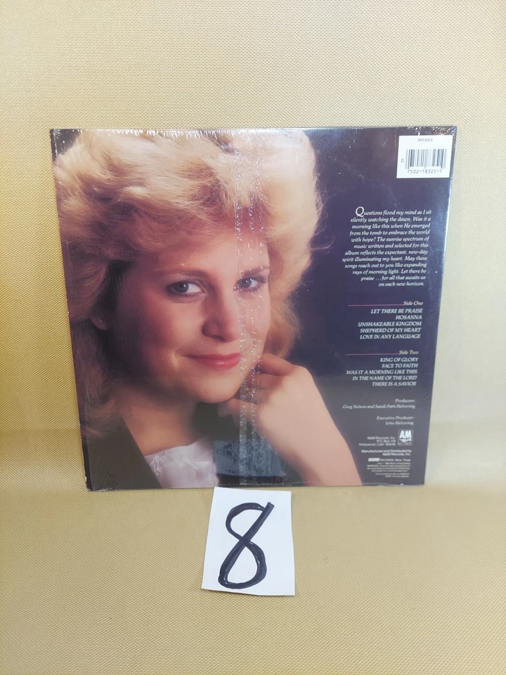 SANDI PATTI "Morning Like This" ORIGINAL VINTAGE VINYL LP in Shrink 1986 EX - Image 3 of 3