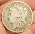 1901 O Morgan Silver Dollar $1 - 90% SILVER  CIRCULATED.