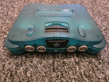 Nintendo 64 N64 Console Transparent Blue EUR