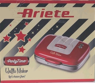 Ariete Waffeleisen Platte Party Time 700 W Azzurro MPN 8003705119055