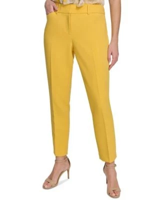 Tommy Hilfiger Womens Solid Slim-Fit Mid-Ris 196701409782 0 RT $99.0