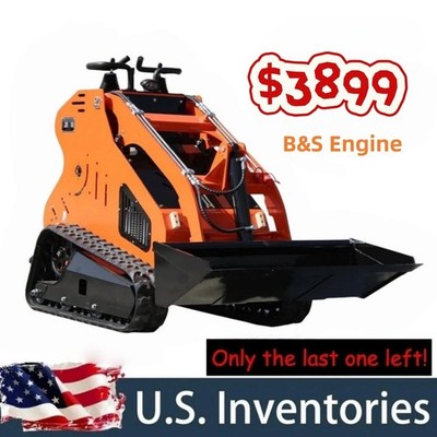 Upgraded 2026 Mini Skid Steer Track Loader Hydraulic Crawler Skid USA Stock New