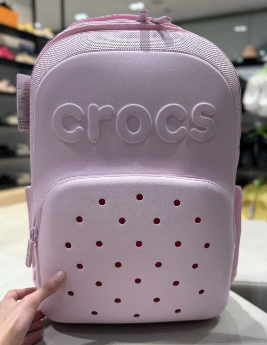 CROCS] Crocs Classic Backpack 210190 PINK MILK UNISEX SIZE | eBay