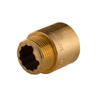 "Messing Gewinde-Fitting HahnverläNgerung Ig/Ag 3/4\" (Dn 20) LäNge 25 Mm - Schwer"