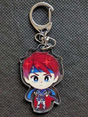 Unofficial Fanmade Fire Emblem: The Binding Blade Roy Keychain Charm