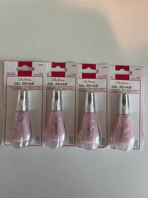 Sally Hansen Gel Rehab Nail Strength Treatment 4 Pack 10ml New Sealed Repair