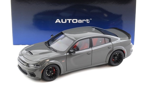 1:18 Autoart Dodge Charger Scat Pack Widebody Destroyer Grey 71756-image