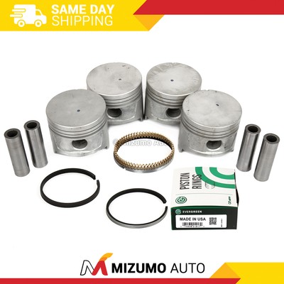 Pistons w/ Rings fit 83-87 Chevrolet S10 GMC S15 Isuzu Impulse 1.9 SOHC