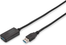 Cavo prolunga USB 3.0 ATTIVO Digitus 5 metri – Amplificazione segnale superspeed