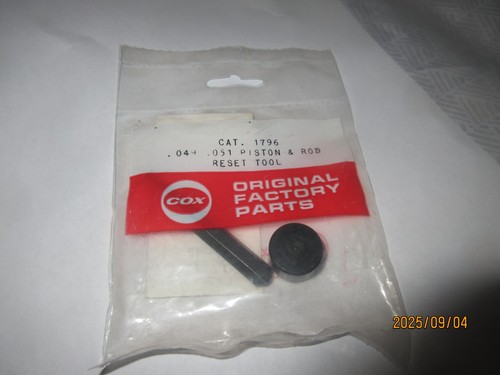 Cox .049 & .051 piston & rod reset tool. NOS | eBay