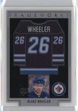 2016-17 SP Game Used Frameworks Blake Wheeler #FW-BW y3r