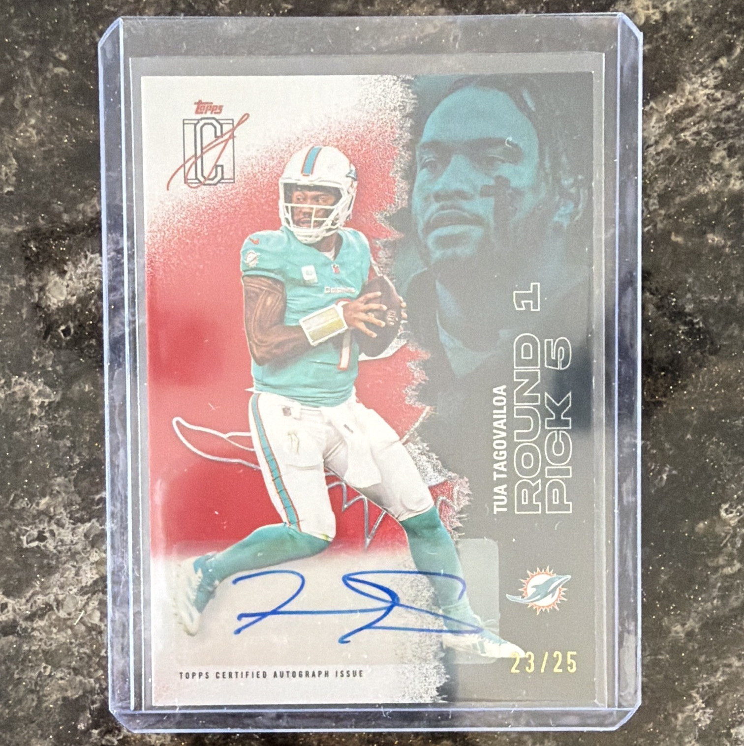 Topps 2025 Signature Class Tua Tagovailoa Pick 5 Auto #85 /25 Dolphins