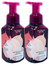 2 SAVON POUR LES MAINS MOUSSANT DOUX ET PROPRE AUTOMNE PARFAIT TRAVAIL DU BAIN ET DU CORPS 259 ml NEUF