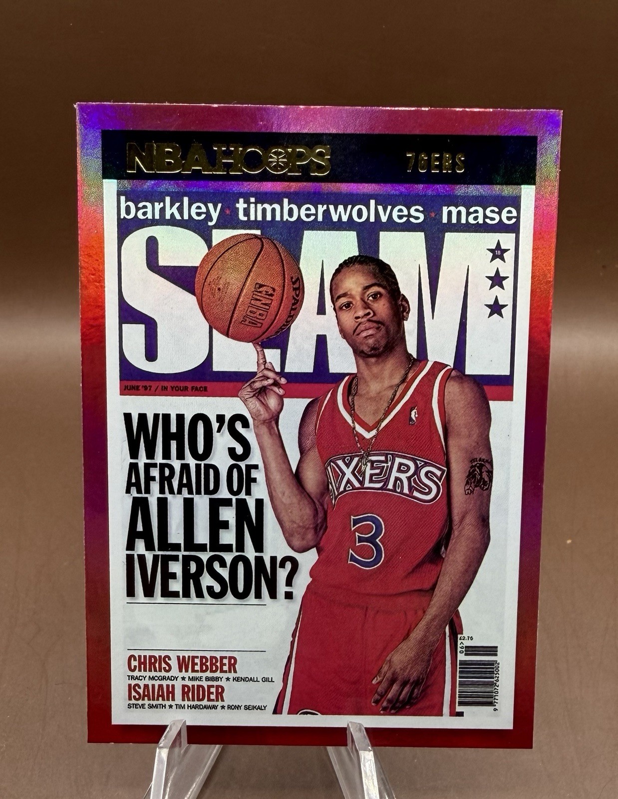 2021-22 Panini NBA Hoops - Slam Allen Iverson #SLAM #18 Holo