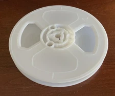 1 - NEW  8mm  /  REGULAR 8 200' EMPTY PLASTIC MOVIE  FILM REEL    (WHITE)