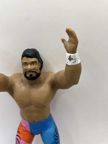 VINTAGE 1989 WWF LJN HAKU BLACK CARD SUPERSTARS ACTION FIGURE (23) - Picture 8 of 20