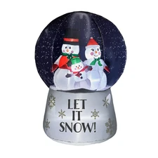 Christmas Inflatable Snow Globe/ Lighthouse Decoration for Outdoor Party Holiday