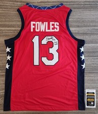 Sylvia Fowles Signed Team USA Jersey L WNBA HOF LEGEND JSA