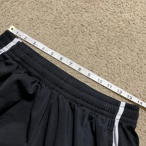 Nike Baggy Skater Double White Striped Black Casual Sweatpants Large - Picture 4 of 6