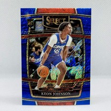 2021-22 PANINI SELECT BASKETBALL BLUE PRIZM SHIMMER SILVER INSERT ROOKIE RC PYC