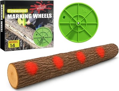 Marker Firewood Marking Wheel -Chainsaw Firewood Measuring Tool Marking - Measur