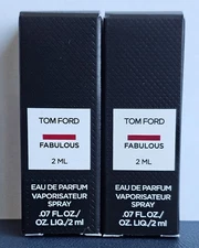 2PC Tom Ford F*CKING FABULOUS Eau de Parfum -Sample Size .07 fl oz/ 2ml  UNISEX
