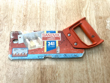 Vintage Sandvik 241 Steel Backed Tenon Saw  10" 250mm 13tpi