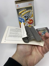 Marble Madness (Nintendo NES, 1989) CIB Complete Game Manual Box Authentic