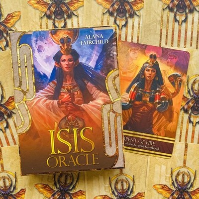 Isis Oracle 44-Karten-Deck und Begleitbuch Alana Fairchild Blue Angel