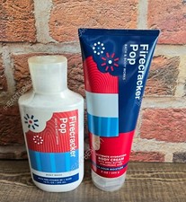 bath and body works firecracker pop shower gel and body cream
