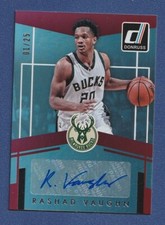 RASHAD VAUGHN 2016-17 Donruss AUTO #1/25 Elite Signatures #31 Bucks Signed Card!