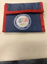 Levi Strauss And Co Vintage 1984 Los Angeles Olympics Wallet Blue Red White A2