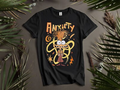 Disney Pixar Inside Out 2 Anxiety T-Shirt T Shirt Herren Damen Unisex Tshirt K289