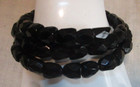 Antique Black Bead Bracelet Wire One End Wire Sticking Out — photo 7