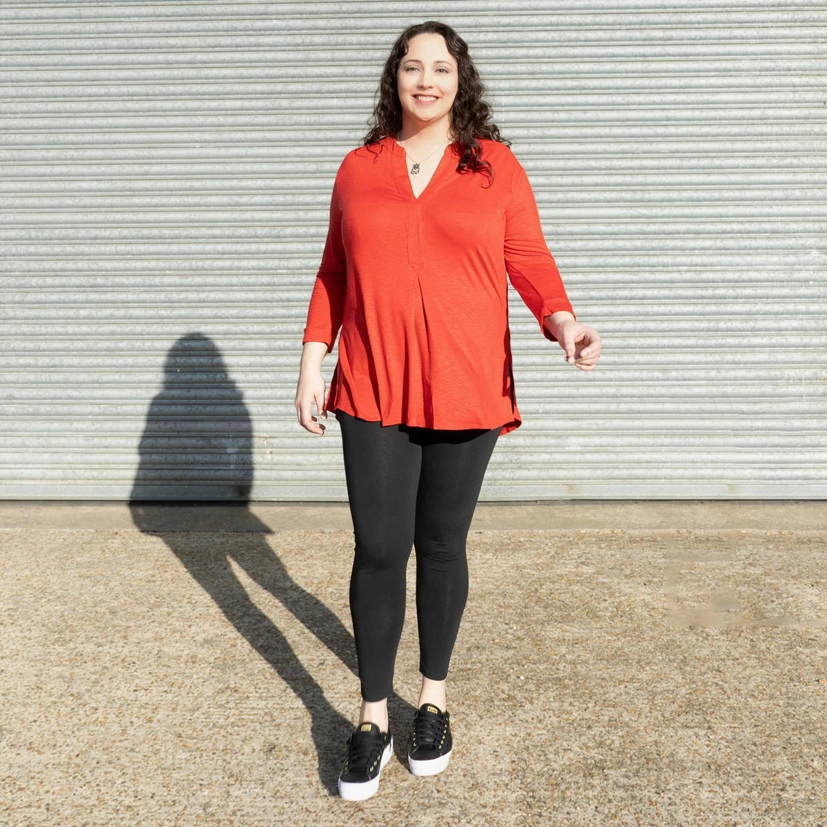 Plus size long tops to wear with leggings clearance uk