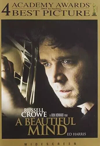 A Beautiful Mind - Russell Crowe Two Disc Widescreen Edition ~Very GOOD DVD - Picture 1 of 1