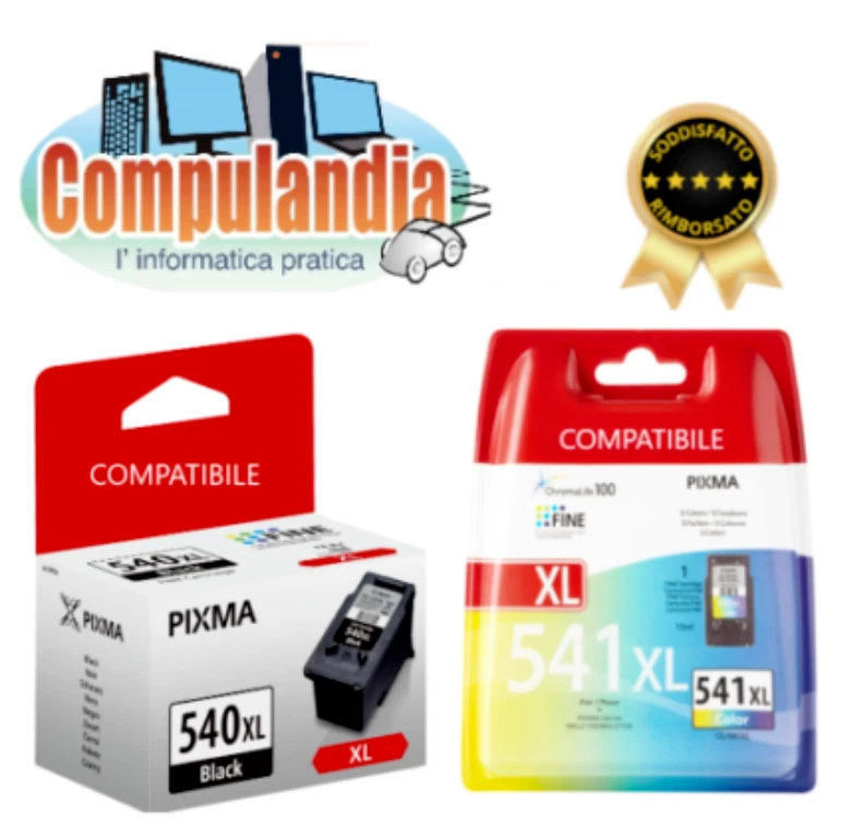 Compatibile Canon Cartuccia PG 540 XL e/o CL 541 XL