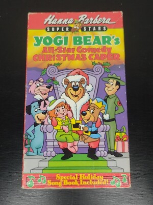 Hanna Barbera Yogi Bear's All Star Comedy Christmas Caper (VHS, 1989) Cartoon