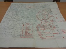 WW1 British Army map of GERMAN FORCES (1st July 1916) VIMY, LENS, LA BASSEE etc
