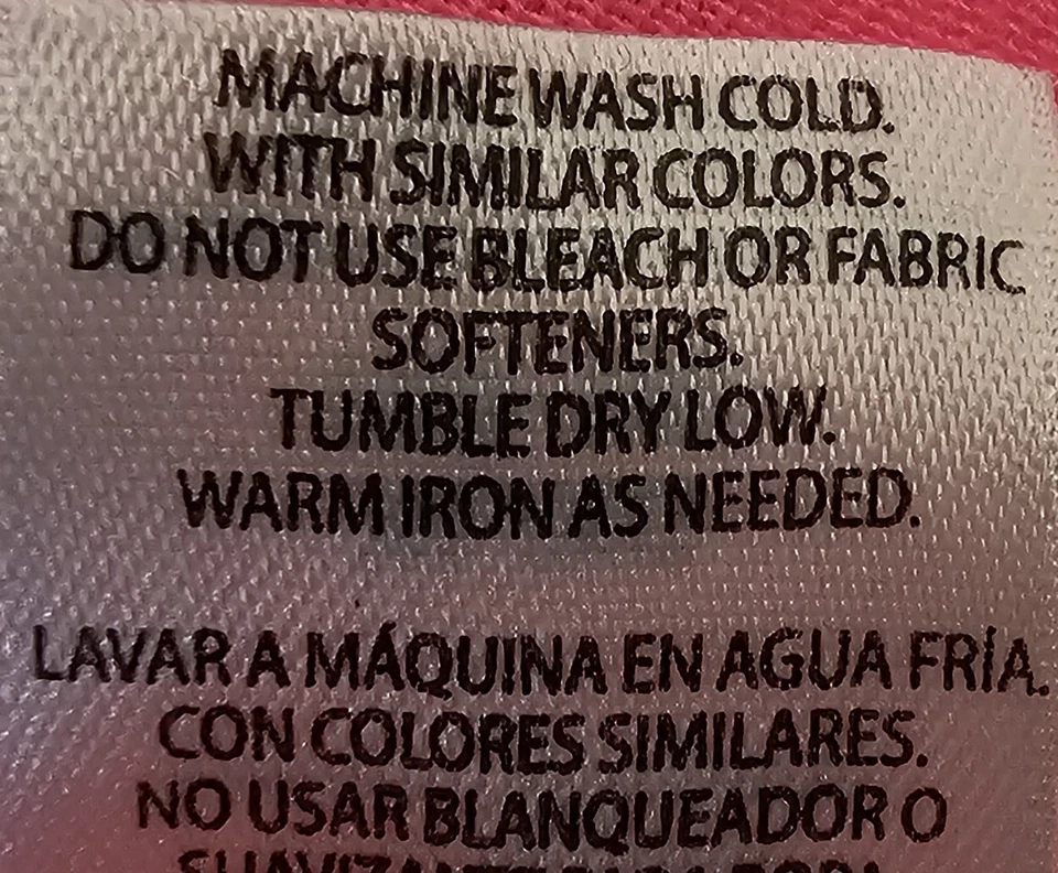 Camisa blusa top mujer Athletic Works talla XL 16/18 X grande rosa Foto 4 de 4