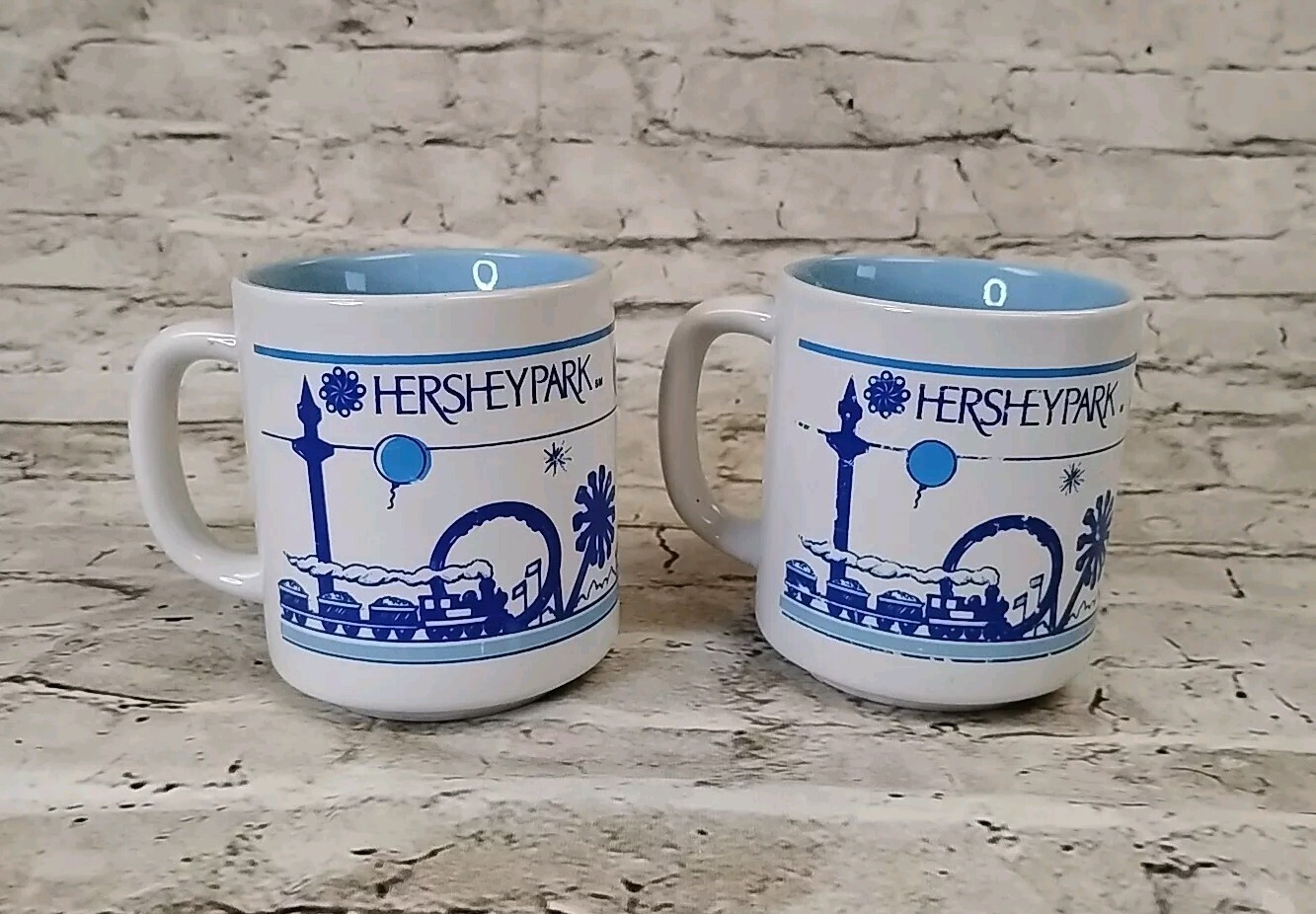 Vintage Hershey Park Chocolate Coffee Mug Set of 2 PA Collectibles
