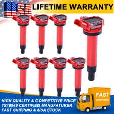 Set of 8 Ignition Coil UF230 For Lexus GS430 LS430 Toyota Tundra Sequoia C1173