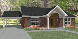 Custom House Home Build Plans 3 Bed Carport Ranch 1445 Sf