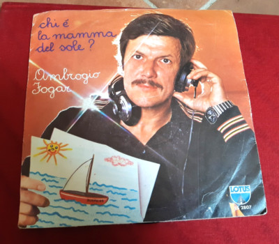 AMBROGIO FOGAR - WER IST DIE MUTTER DER SONNE? / E-NA-HO (45'' LOTUS LS 2807 VINYL)