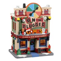 Lemax - Unplugged Games Weihnachtsdorf Beleuchtet Spielladen Neuheit 2022 25894