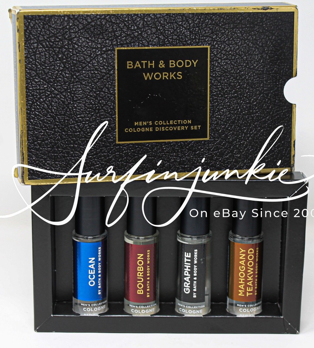 Bath & Body Works Mens Men's Collection Cologne Discovery Set 4 pc