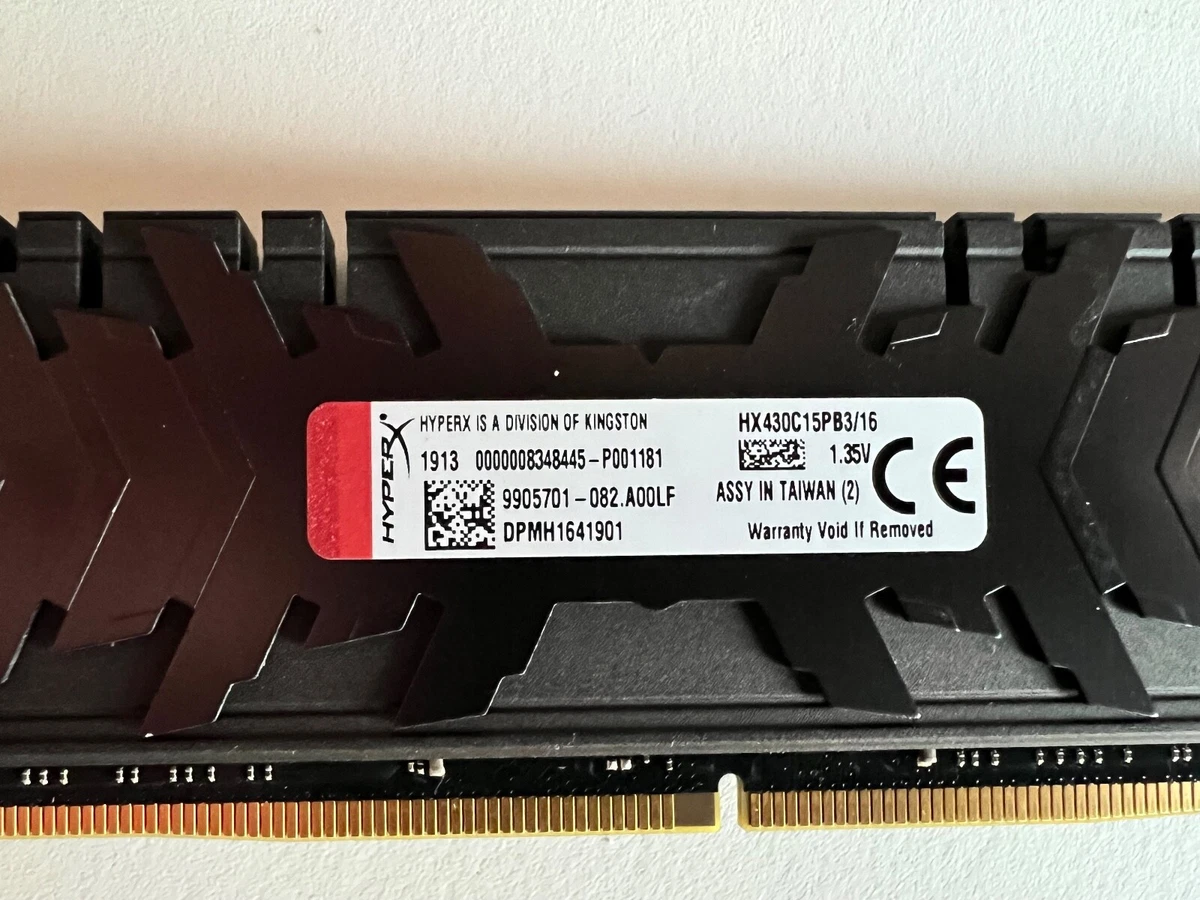 DDR4 SDRAM HyperX 32 GB Total Capacity Memory (RAM) for sale - eBay