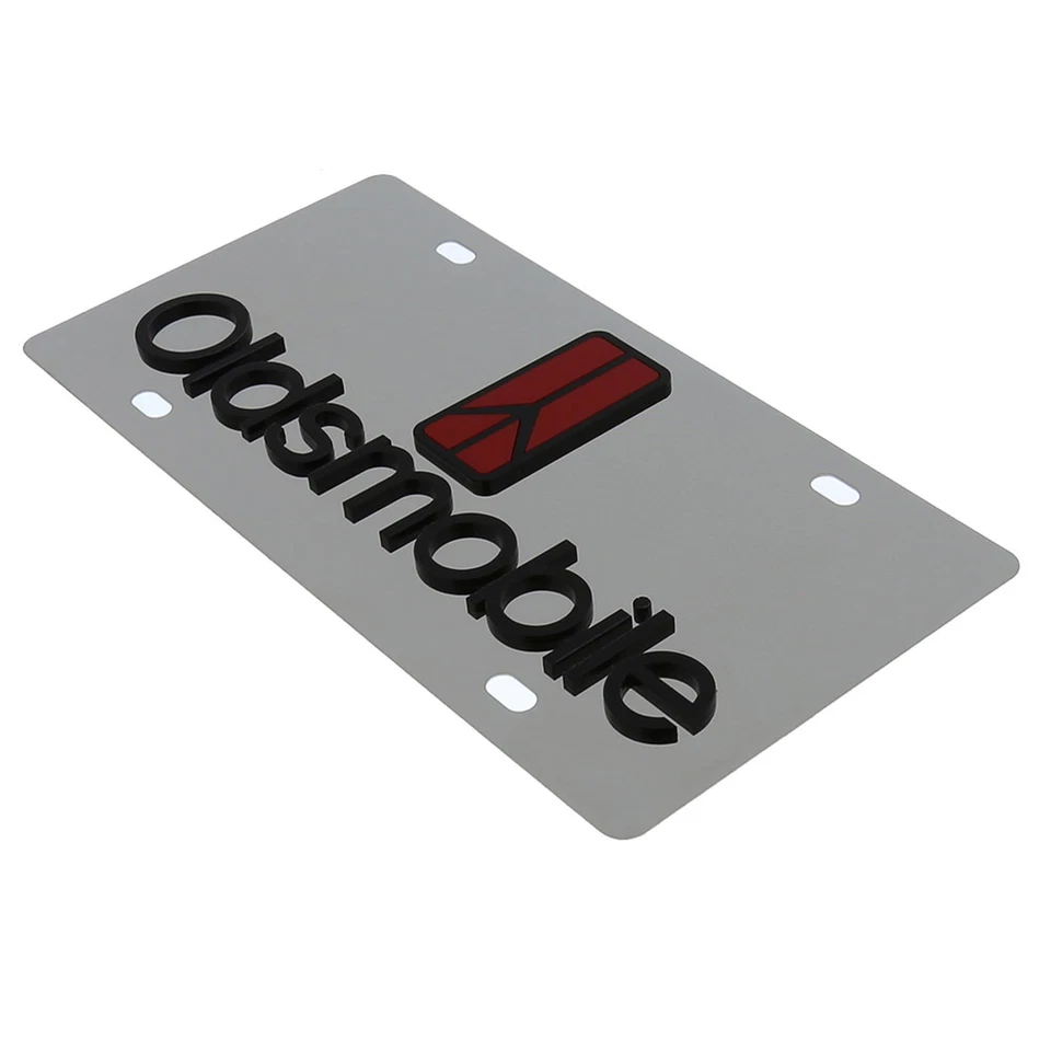 Oldsmobile Dual Logo License Plate (Chrome) - Image 3 of 4